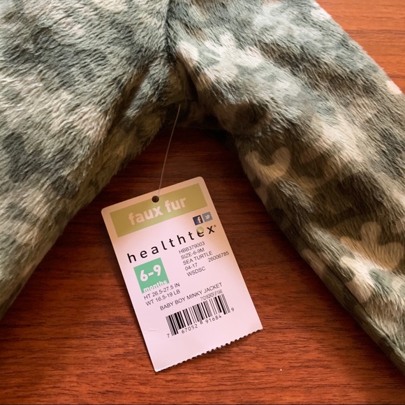 Healthtex Camouflage Minky zipper Hoodie - Picture 3 of 6